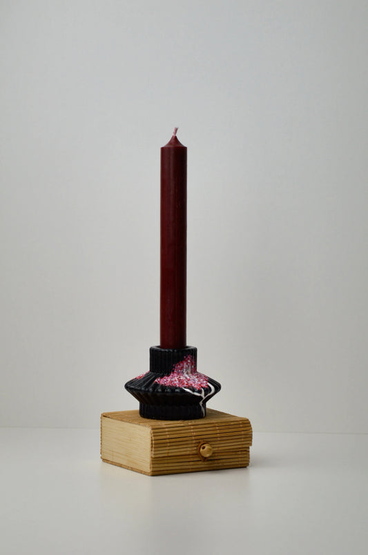 Candleholder "Sakura Noir"