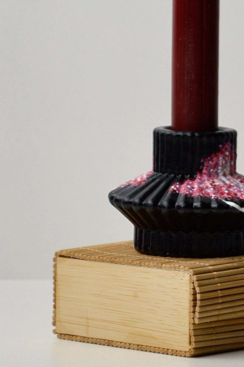 Candleholder "Sakura Noir"